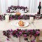Flower Garland - 5 Strand 41Ft Rose Vines for Bedroom (Purple)